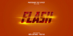 闪耀的FLASH文字特效