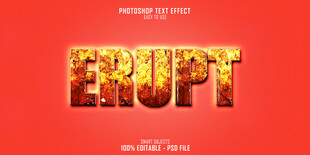 火焰特效文字ERUPT