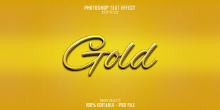 金色背景上的Gold字样