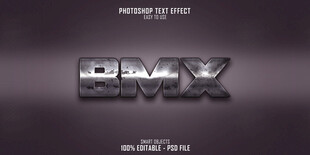 金属质感BMW立体标志