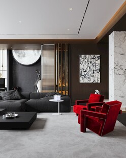 现代时尚客厅家居展示