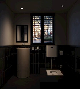 现代简约风格的室内卫浴空间