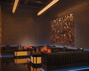 时尚现代的室内休闲空间