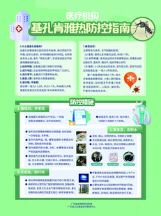 基孔肯雅热医疗机构防控指引海报