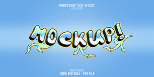 Mockup艺术字展示