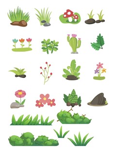 多样植物