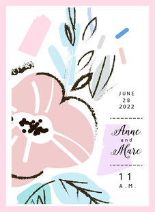 手绘花卉图案设计