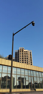 城市建筑与街灯景观