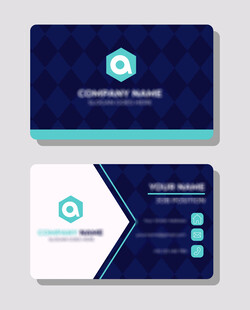 科技风商务名片设计
