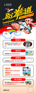 跆拳道海报