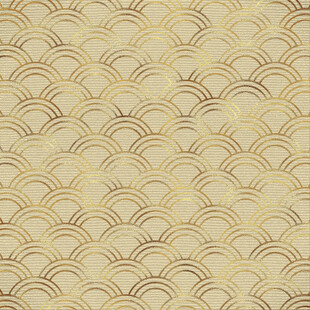 复古金色波浪纹图案背景