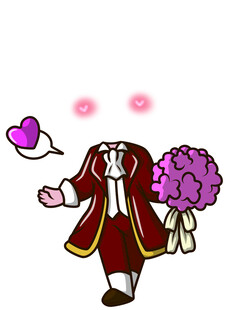 浪漫绅士献花示爱