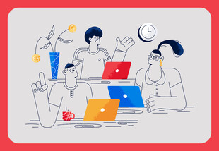 团队协作办公场景