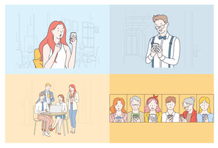 多样场景下的人物活动