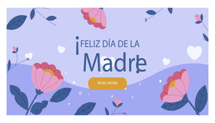 母亲节花卉主题装饰图