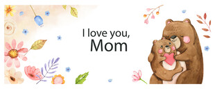 熊妈妈与小熊的温馨时刻