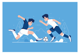 青少年激情足球赛瞬间