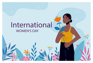 国际妇女节插画