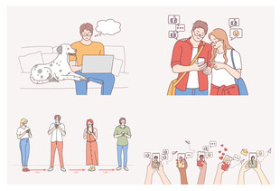 多样职场场景与人际互动