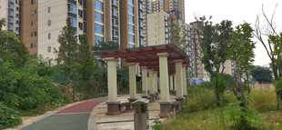 小区休闲凉亭景观
