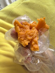 红薯泥特写