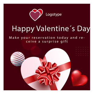 情人节快乐礼品展示