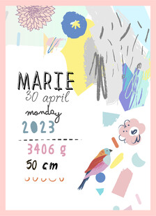 玛丽艺术印花布料设计图