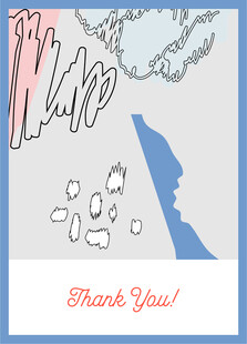 简约风感谢卡设计模板