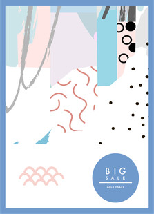 抽象几何图案艺术插画