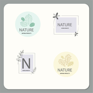 自然主题创意标志设计