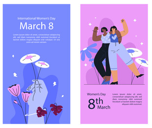 三八妇女节庆祝海报设计