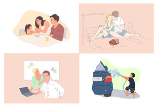 家庭温馨时刻集锦