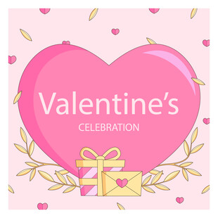 情人节庆祝主题插画