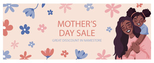 母亲节促销海报