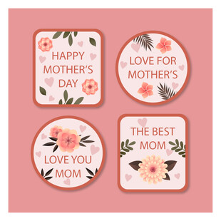 母亲节贺卡设计图案