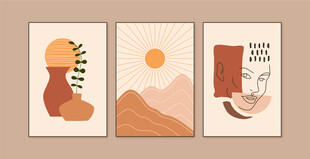 简约风自然主题装饰画