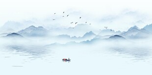 水墨山水背景