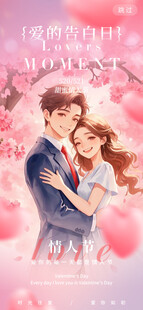 情人节海报