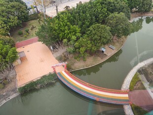 公园彩虹桥景观