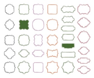 多样几何形状图标集合