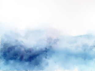 梦幻蓝水彩背景纹理