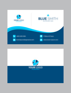 科技风商务名片设计