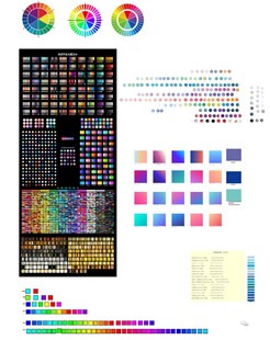 色彩样本展示图