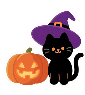 黑猫女巫与南瓜