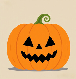 万圣节南瓜灯卡通形象