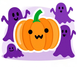 南瓜与幽灵的欢乐组合
