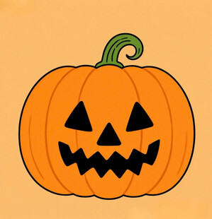 万圣节南瓜灯插画