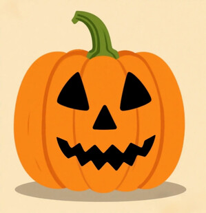 万圣节南瓜灯插画