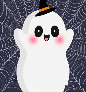 可爱幽灵形象