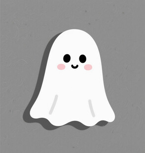 可爱幽灵卡通形象